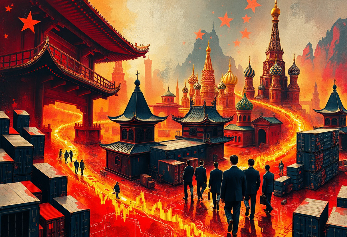 Китайские бизнесмены в Москве
