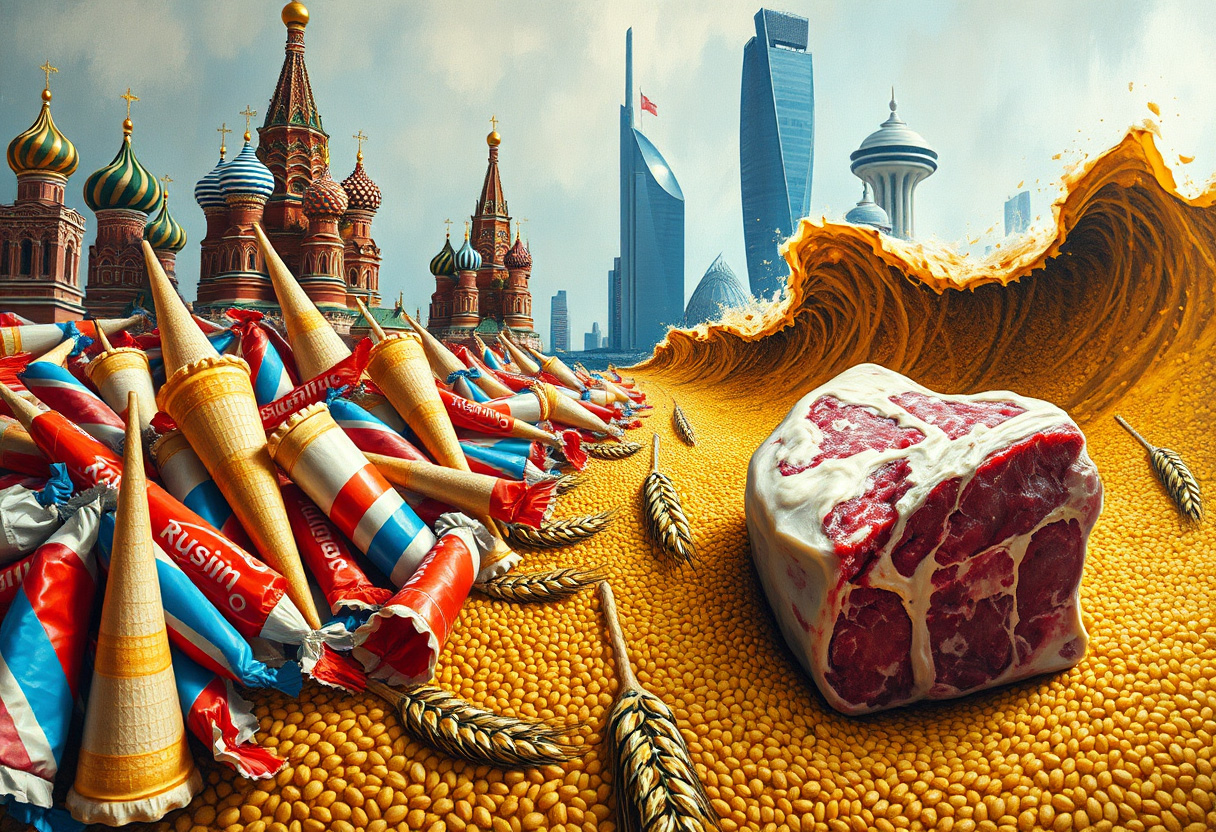 Россия экспортирует в Китай мясо вместо мороженого